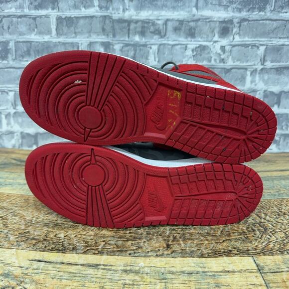 Nike Air Jordan 1 Mid Retro BG Camo River Rock Black Red 822858-032 Youth 7Y - Picture 11 of 11